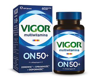 Opakowanie multiwitamina Vigor on 50+