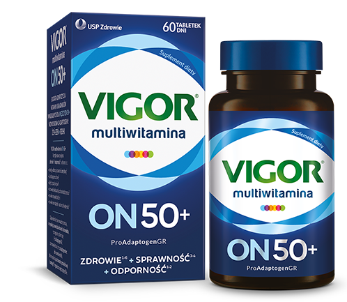 Opakowanie multiwitamina Vigor 50 plus