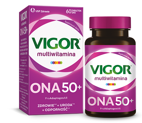Opakowanie Vigor multiwitamina Ona 50+