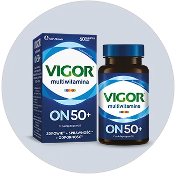 Opakowanie Vigor ON 50+ multiwitamina