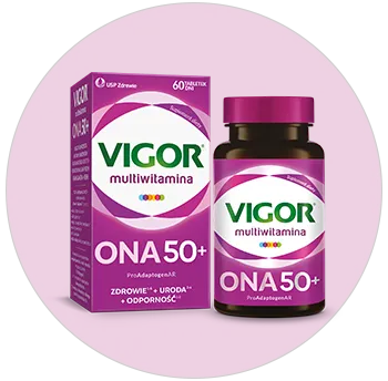 Opakowanie Vigor Ona 50 multiwitamina